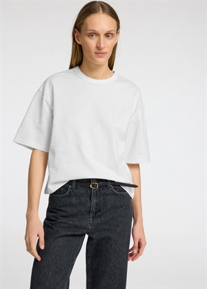 Penny ss embroidered tee Snow White Selected Femme